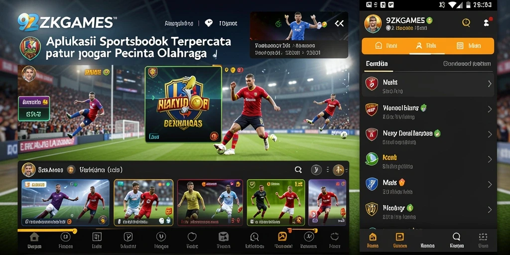 Screenshot dari gameplay Sportsbook yang menarik di 9ZKGAMES.