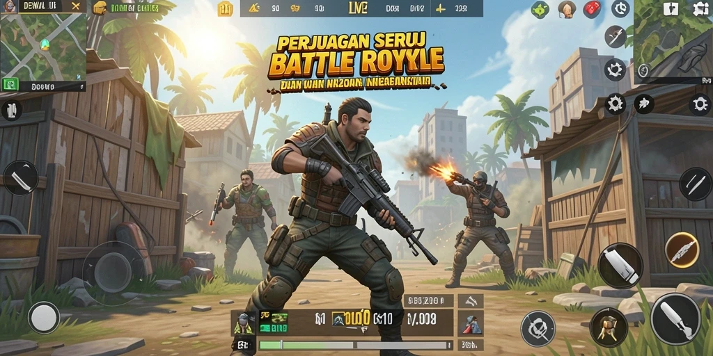Screenshot dari gameplay seru DEWALIVE dengan aksi penuh ketegangan.