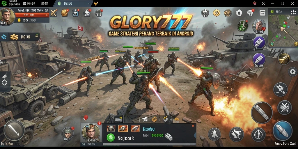 Tampilan gameplay GLORY777 dengan aksi strategis yang mendebarkan.