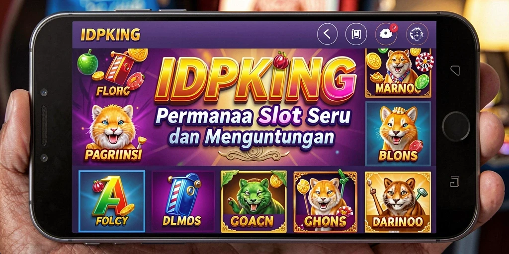 Tampilan menarik gameplay <strong>IDPKING</strong> dengan tema slot yang bervariasi.