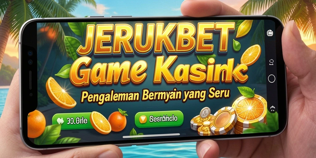 Screenshot utama JERUKBET menampilkan gameplay Kasino yang menarik dan seru.