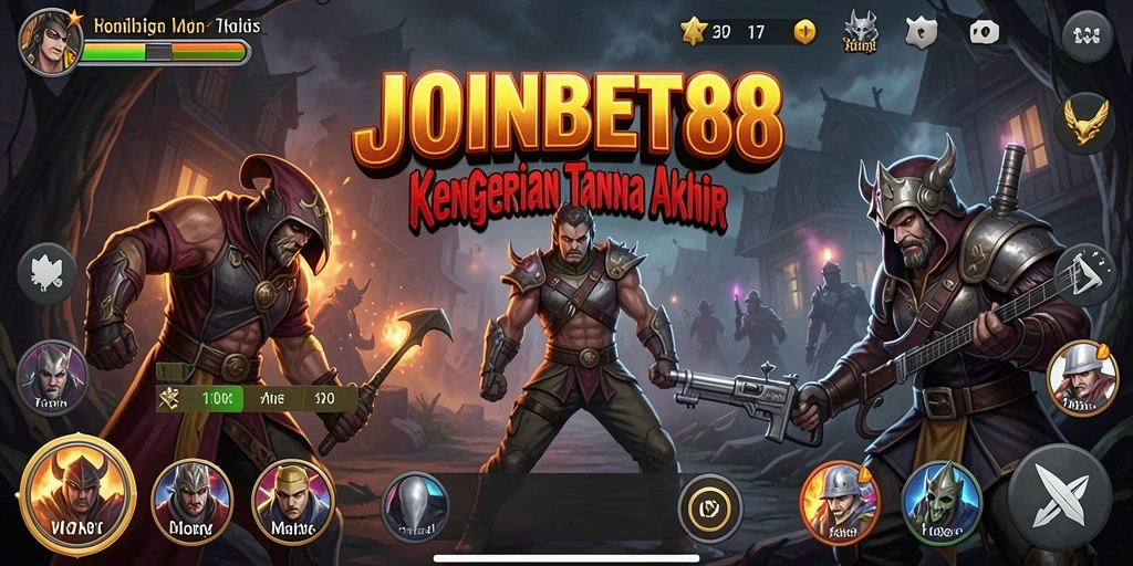 Screenshot dari gameplay JOINBET88 yang menunjukkan kegelapan dan ketegangan.