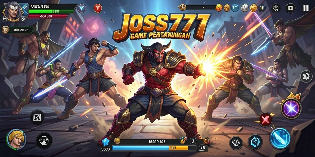 Tampilan pertandingan seru dalam JOSS777 yang menegangkan.