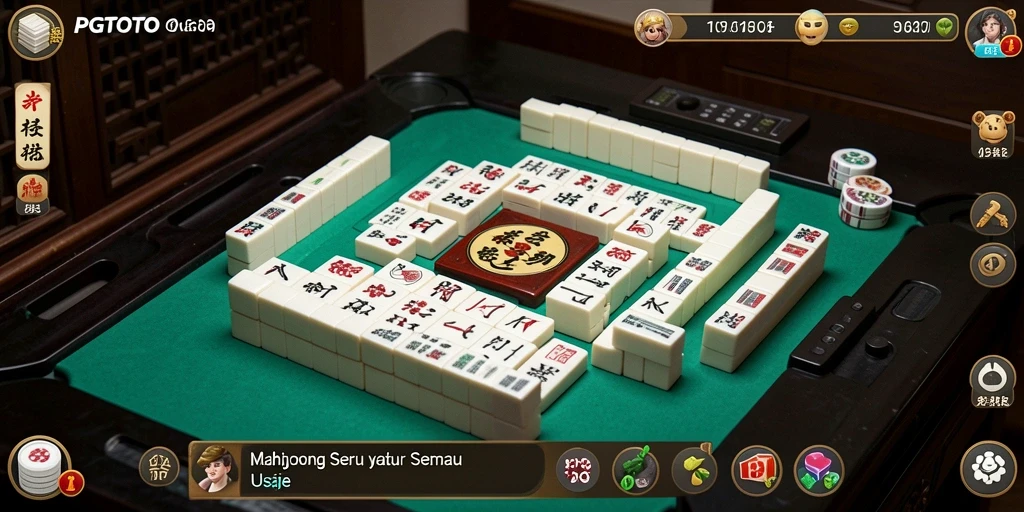 Screenshot gameplay PGTOTO menunjukkan aksi seru permainan Mahjong.