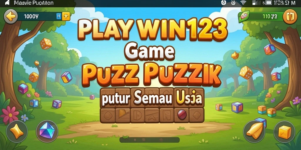 Tampilan gameplay seru dari PLAYWIN123 dengan beragam puzzle menarik.