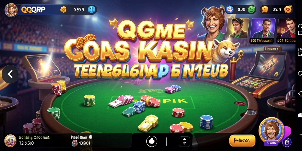 Tampilan menarik dari gameplay kasino QQRP yang memukau.