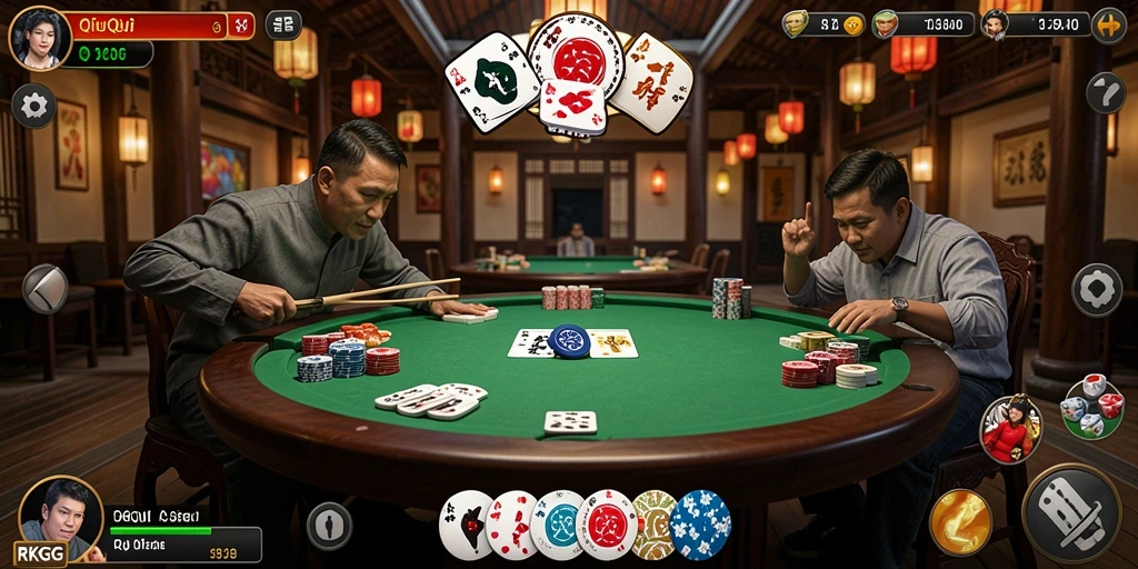 Tampilan gameplay QiuQiu yang menarik dan seru.