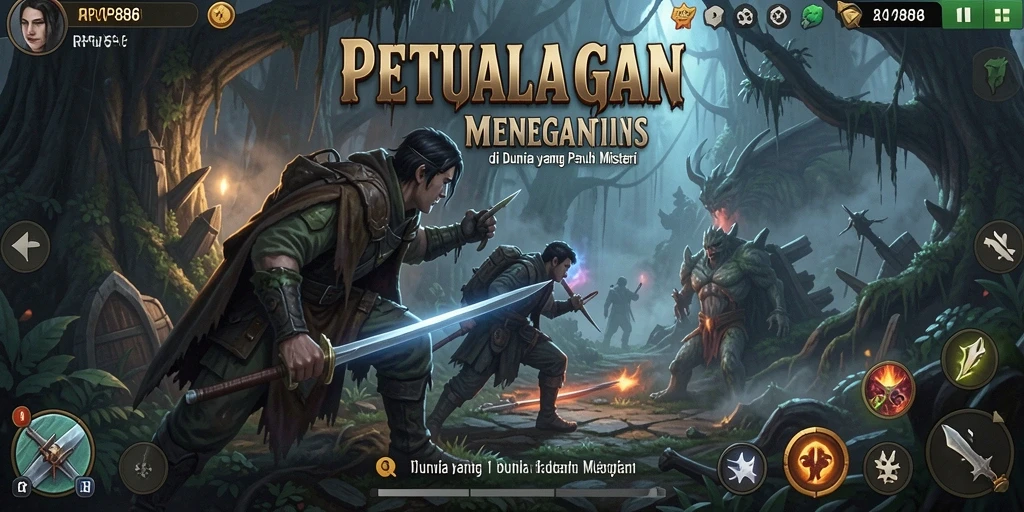 Tampilan gameplay menarik dari RP886 dengan berbagai petualangan menanti.