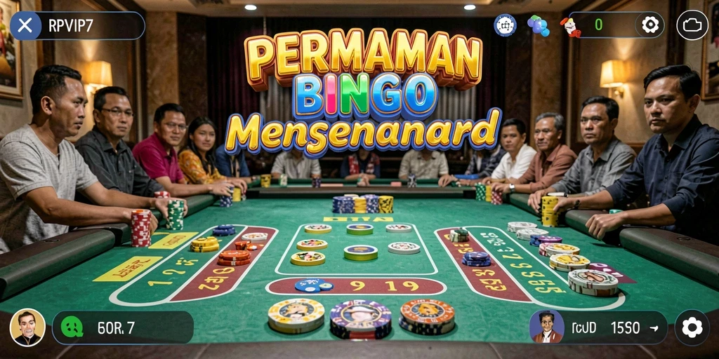 Tampilan gameplay Bingo yang seru di RPVIP7.