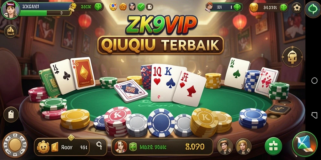 Screenshot gameplay ZK9VIP yang menampilkan aksi seru QiuQiu.
